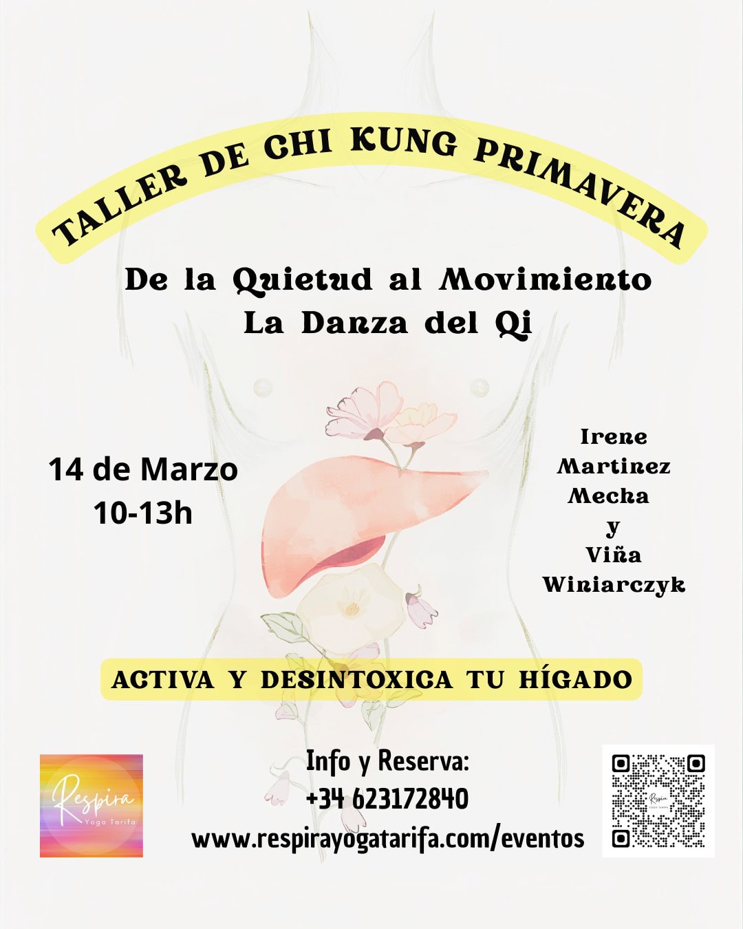 Taller de Chi Kung de la Primavera – La Danza del Qi – Marzo – Imparten: Irene Martinez Mecha y Viña Winiarczyk